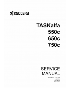 KYOCERA ColorMFP TASKalfa-550c 650c 750 Service Manual