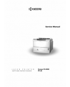 KYOCERA LaserPrinter FS-6900 Service Manual
