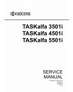 KYOCERA MFP TASKalfa-3501i 4501i 5501i Service Manual