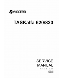 KYOCERA MFP TASKalfa-620 820 Service Manual