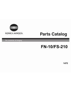 Konica-Minolta Options FN-10 210 Parts Manual