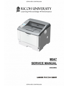 RICOH Aficio SP-6330N M047 Service Manual