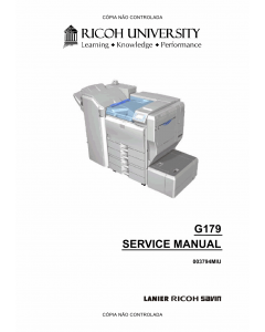 RICOH Aficio SP-8200DN G179 Service Manual