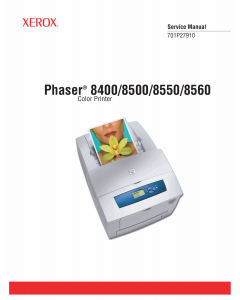 Xerox Phaser 8400 8500 8550 8560 Parts List and Service Manual