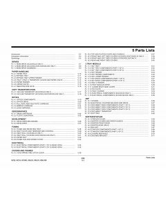 Xerox WorkCentre XC23 XC33 XC33D XDL23 XDL33 XDL33D Parts List Manual