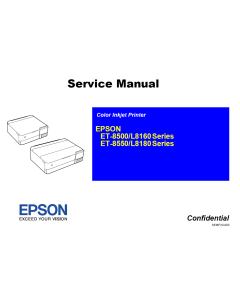 EPSON L8160 L8180 ET-8500 ET-8550 Service Manual