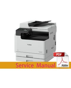 Canon imageRUNNER iR 2425 / iR2425i Monochrome MFP Copier Service Manual.