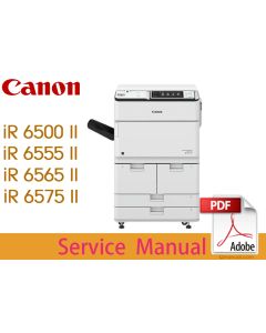 Canon imageRUNNER iR ADV 6500 6555 6565 6575 II Service Manual.