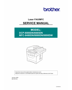 Brother Laser-MFC 8480 8880 8890 DN-DW DCP8080 8085 DN Service Manual