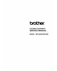 Brother MFC 890 5200C Service Manual