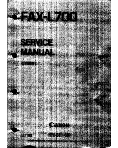 Canon FAX L700 Parts and Service Manual