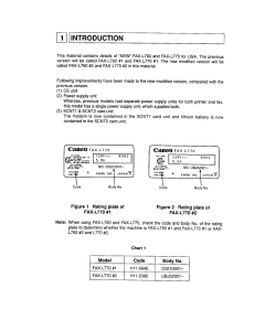 Canon FAX L760 L770 Parts and Service Manual