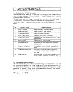 Canon FAX L780 Parts and Service Manual