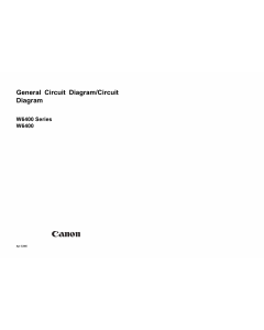 Canon Wide-Format-InkJet W6400 Circuit Diagram