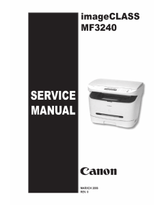 Canon imageCLASS MF-3240 Service and Parts Manual