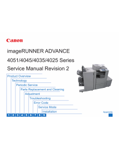 Canon imageRUNNER-ADVANCE-iR 4025 4035 4045 4051 Service Manual