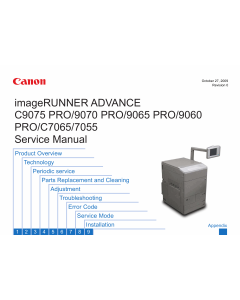 Canon imageRUNNER-ADVANCE-iR C7065 C7055 Service Manual