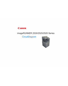 Canon imageRUNNER-iR 2520 2525 2530 Circuit Diagram