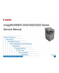 Canon imageRUNNER-iR 2520 2525 2530 i Service Manual