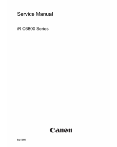 Canon imageRUNNER-iR 5800 5870 6800 6870 i CN Ci Service Manual