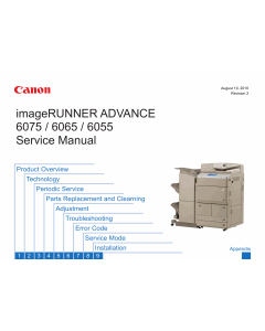 Canon imageRUNNER-iR 6055 6065 6075 i Service Manual