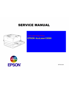 EPSON AcuLaser C8500 Service Manual