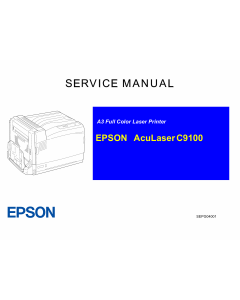 EPSON AcuLaser C9100 Service Manual