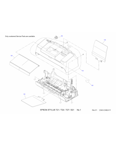 EPSON Stylus T21 T24 T27 S21 Parts Manual