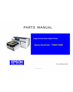 EPSON SureColor F2000 F2080 Parts Manual