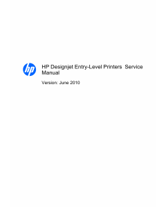 HP DesignJet 111 Service Manual