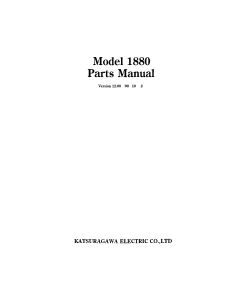 KIP 1880 Parts Manual