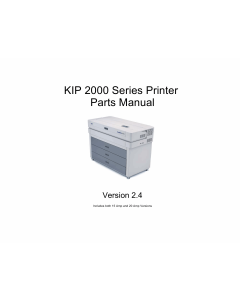 KIP 2000 Parts Manual