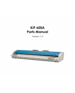 KIP 600A Parts Manual
