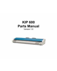 KIP 600 Parts Manual