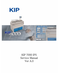 KIP 7000 IPS Parts and Service Manual