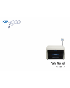 KIP 7900 Parts Manual