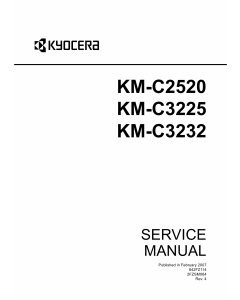 KYOCERA ColorCopier KM-C2520 C3225 C3232 Parts and Service Manual