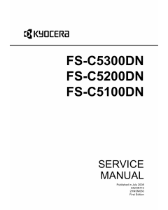 KYOCERA ColorLaserPrinter FS-C5300DN C5200DN C5100DN Service Manual