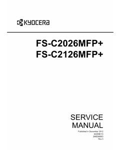 KYOCERA ColorMFP FS-C2026MFP+ C2126MFP+ Service Manual