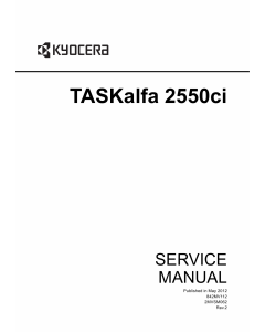 KYOCERA ColorMFP TASKalfa-2550ci Service Manual