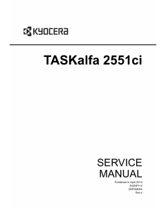 KYOCERA ColorMFP TASKalfa-2551ci Service Manual