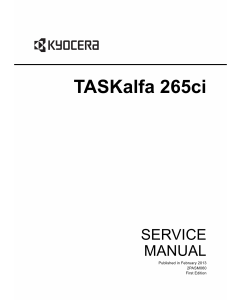 KYOCERA ColorMFP TASKalfa-265ci Service Manual