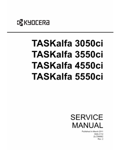 KYOCERA ColorMFP TASKalfa-3050ci 3550ci 4550ci 5550ci Service Manual