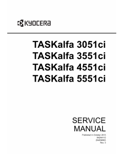 KYOCERA ColorMFP TASKalfa-3051ci 3551ci 4551ci 5551ci Service Manual