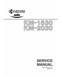 KYOCERA Copier KM-1530 2030 Service Manual