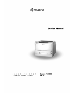 KYOCERA LaserPrinter FS-6900 Service Manual