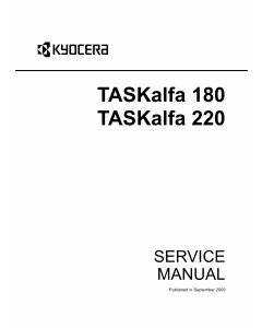 KYOCERA MFP TASKalfa-180 220 Parts and Service Manual
