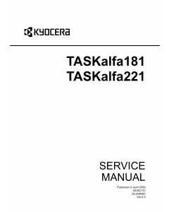 KYOCERA MFP TASKalfa-181 221 Service Manual