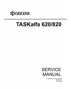 KYOCERA MFP TASKalfa-620 820 Parts and Service Manual