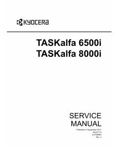 KYOCERA MFP TASKalfa-6500i 8000i Service Manual